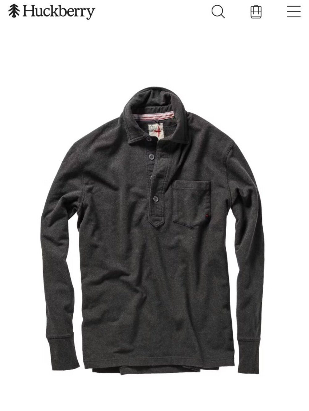 Relwen Frenchloop Long Sleeve Polo